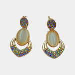 Stylish Gold Korean Drop Earrings for Women & Girls
