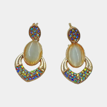 Stylish Gold Korean Drop Earrings for Women & Girls