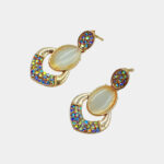 Stylish Gold Korean Drop Earrings for Women & Girls