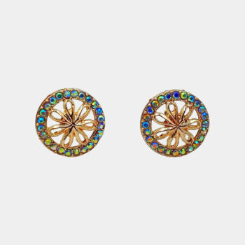 Korean Rose Gold Contemporary Studs Earrings for Women & Girls