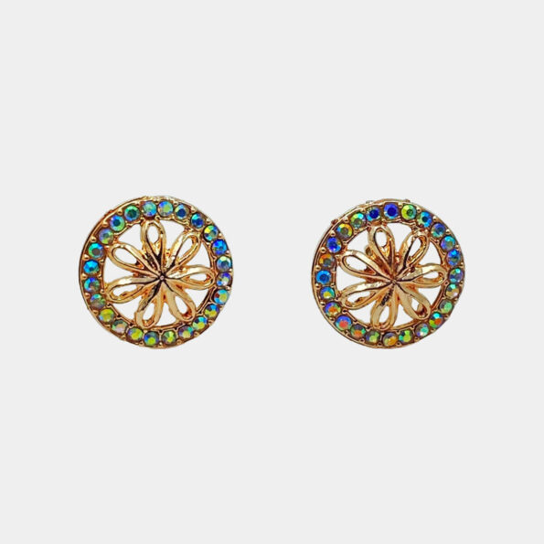 Korean Rose Gold Contemporary Studs Earrings for Women & Girls