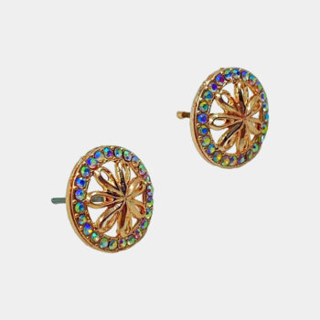 Korean Rose Gold Contemporary Studs Earrings for Women & Girls