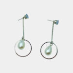 CZ Pearl Drop Dangler Earrings for Women & Girls