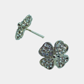 Floral Zircon Stud Earring for Women & Girls