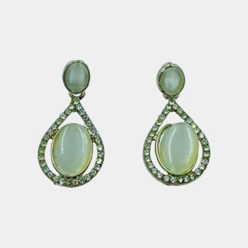 Silver Plated Dangling Stud Earring