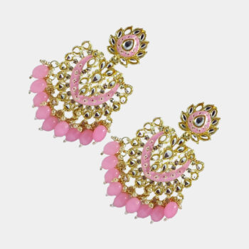 MilePearl Kundan Jhumka Earrings for Women & Girls