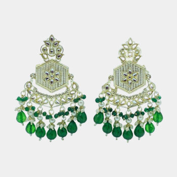 MilePearl Kundan Earrings for Women & Girls