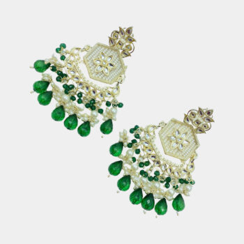 MilePearl Kundan Earrings for Women & Girls