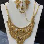 Ethnic Gold Plated Fashion Necklace Set
